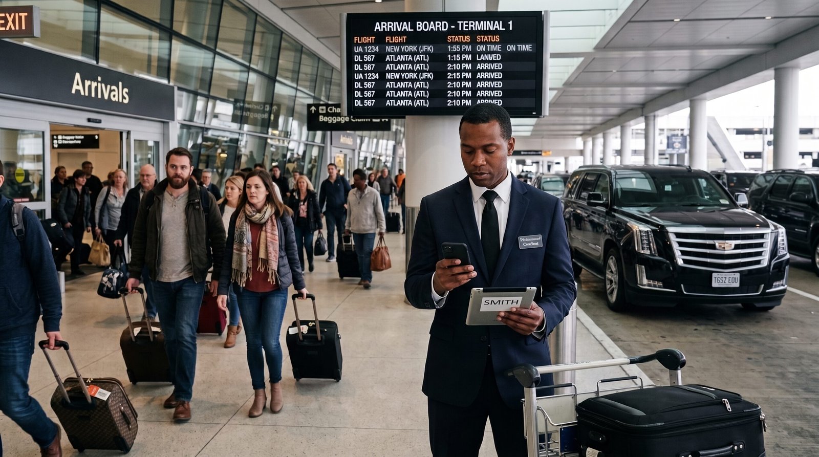 Flight Delayed? How Flight-Tracked Airport Pickups Actually Work