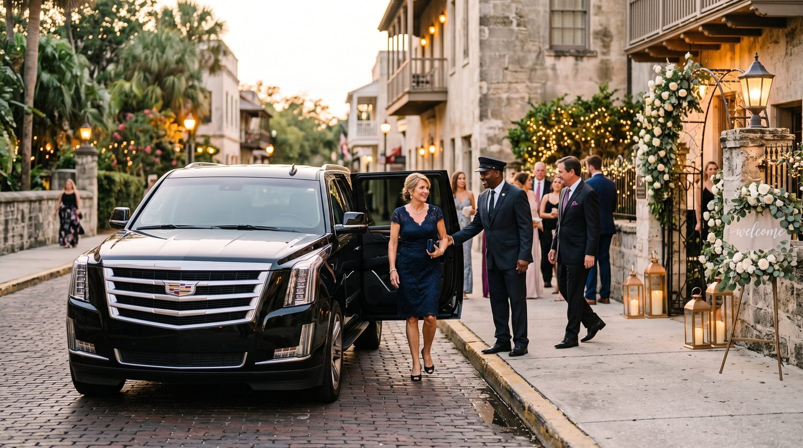 Wedding Guest Shuttle Options for St. Augustine Venues